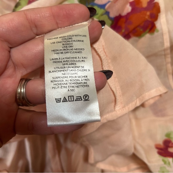 Free People Morning Glory Dress – Floral Boho Handkerchief Hem - Picture 8 of 11